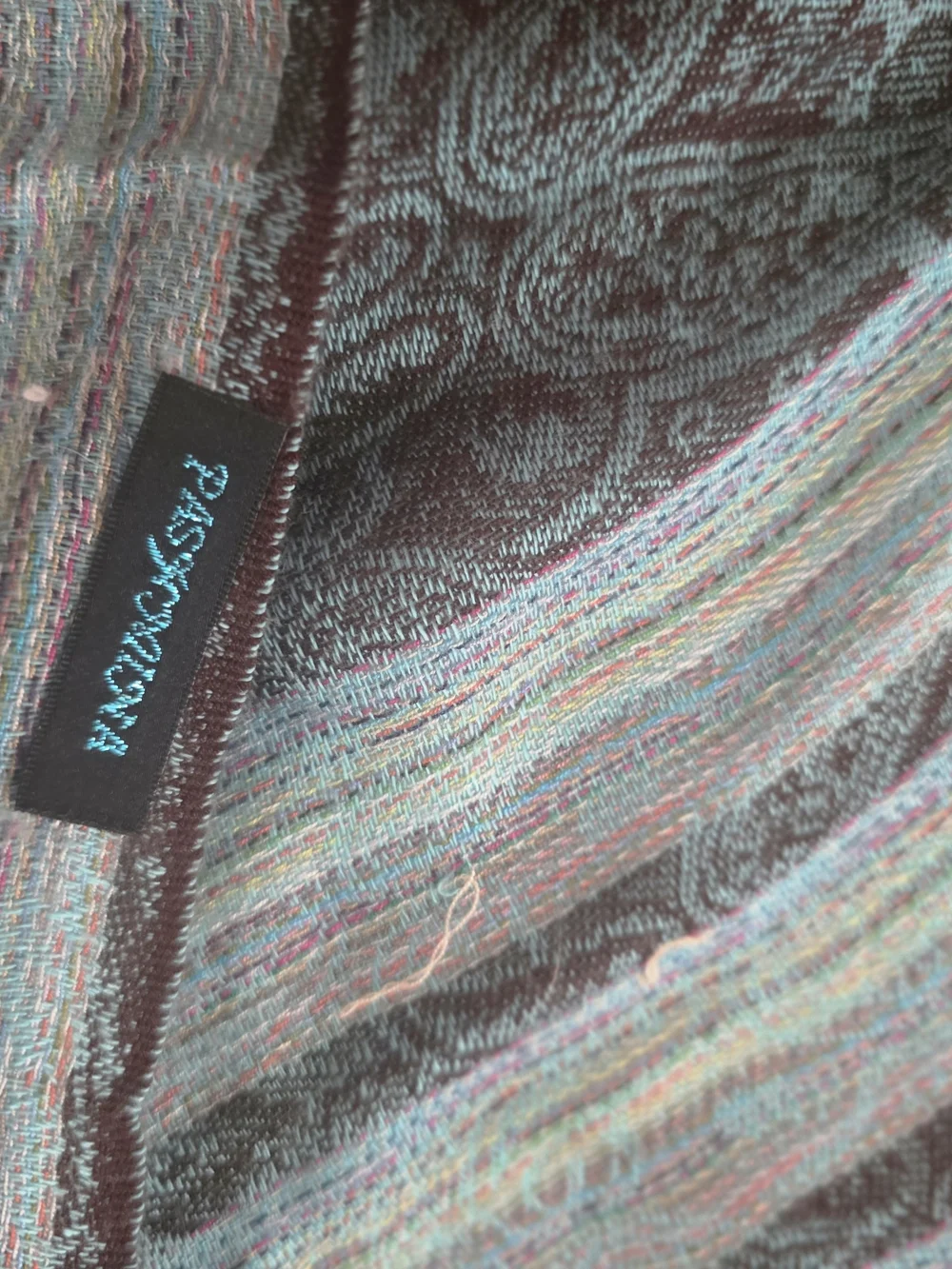 pashmina light blue